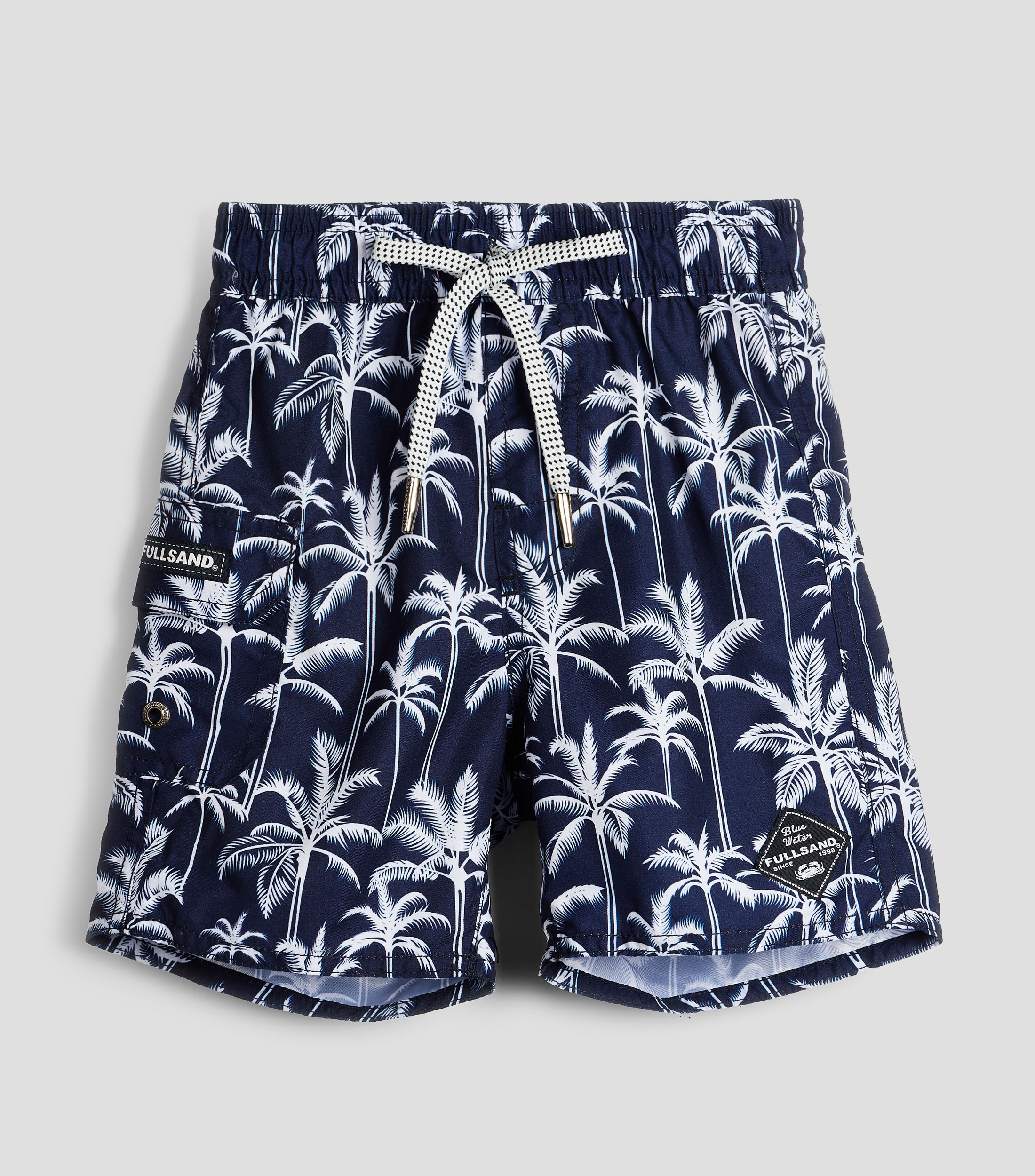 Bermuda de playa estampada Niño